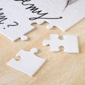 Bridesmanか。 パズルの金褐色のパンの花嫁の黒髪の人 ジグソーパズル (側面)