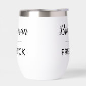 Bridesman Black Handwriting Script 結婚's (左面)