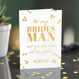 Bridesman Request Groomsman Proposal Foil Card 箔カード