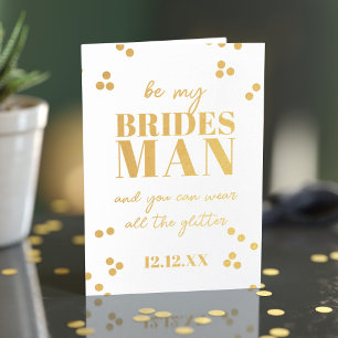 Bridesman Request Groomsman Proposal Foil Card 箔カード