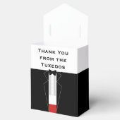 Bridesmen Groomsmen'結婚s Thank You Tuxedo フェイバーボックス (オープン)