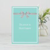 BRIDETouchシルバ結婚ーズスイートリハーサルパーティー 招待状 (スタンド正面)