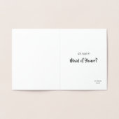 Bridezilla非常にBridesmaidまおもしろいたはメイド・オブ・オーナー(花嫁付き添い人 箔カード (内部)