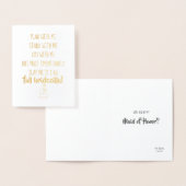 Bridezilla非常にBridesmaidまおもしろいたはメイド・オブ・オーナー(花嫁付き添い人 箔カード (ディスプレー)