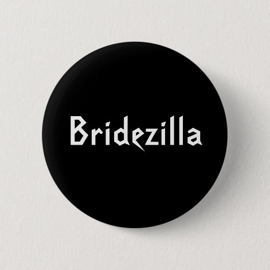 Bridezilla 缶バッジ (正面)