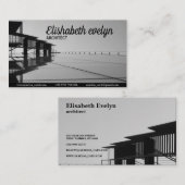 Bridgeのグレースケール写真 名刺 (正面/裏面)