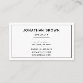 Bridgeフォト名刺 名刺 (裏面)