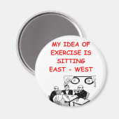 BRIDGEプレイヤーのジョーク マグネット (正面/裏面)