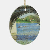 Bridge at Argenteuil by Gustave Caillebotte セラミックオーナメント (右)