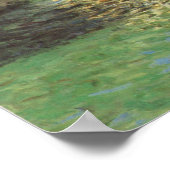 Bridge at Argenteuil by Gustave Caillebotte ポスター (角)