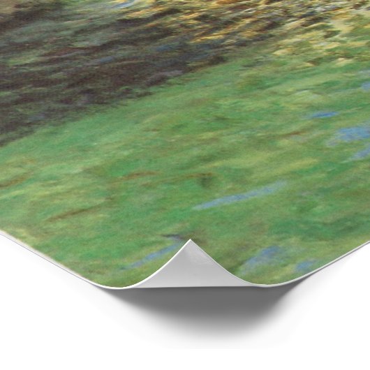 Bridge at Argenteuil by Gustave Caillebotte ポスター (角)