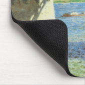 Bridge at Argenteuil by Gustave Caillebotte マウスパッド (コーナー)