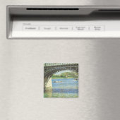 Bridge at Argenteuil by Gustave Caillebotte マグネット (インサイチュ (食洗機))