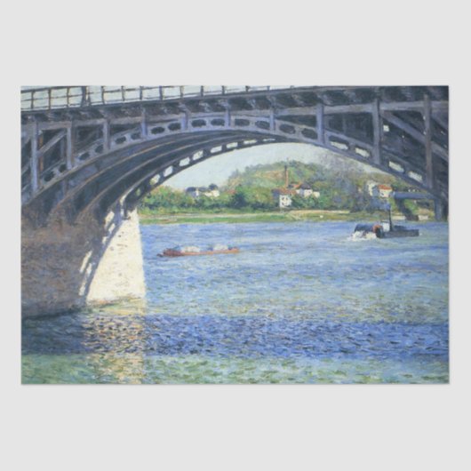 Bridge at Argenteuil (by Gustave Caillebotte) 薄葉紙 (正面)