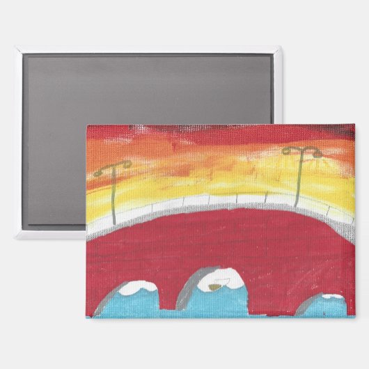 Bridge at Night Magnet マグネット (正面/裏面)