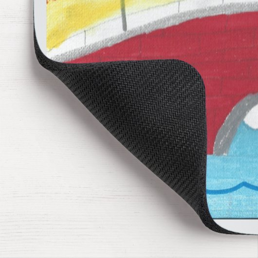 Bridge at Night Mousepad マウスパッド (コーナー)