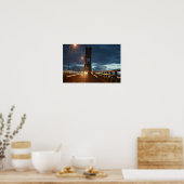 Bridge at Night Poster ポスター (キッチン)