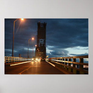 Bridge at Night Poster ポスター