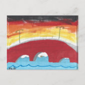 Bridge at Nighttime ポストカード (正面)