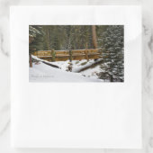 Bridge at Wuksachi Rectangleステッカー 長方形シール (バッグ)