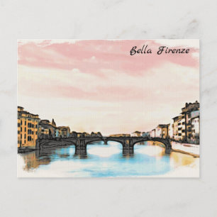** Bridge Firenze AP12フィレンツェイタリイタリアンア ポストカード