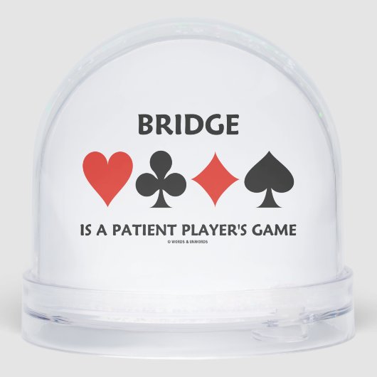 Bridge Is A Patient Player's Game Four Card Suits (裏面)