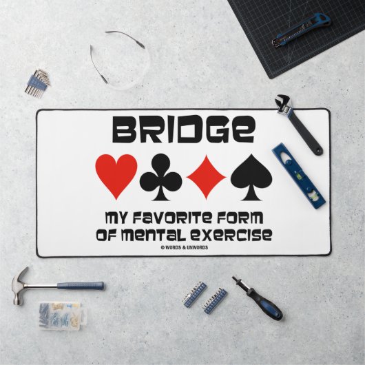 Bridge Myお気に入りの型枠のMentalエクササイズ4スーツ デスクマット (ワークステーション)