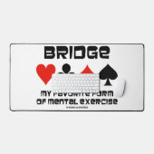 Bridge Myお気に入りの型枠のMentalエクササイズ4スーツ デスクマット (キーボード&マウス)