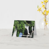 Bridge Of Flowers Personalized Note カード (黄色い花)