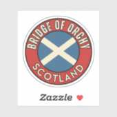 Bridge of Orchy, Scotland シール (シート)