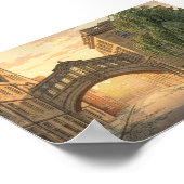 Bridge of Sighs in Oxford University ポスター (角)