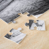 Bridge old pencilart  Monochrome ジグソーパズル (側面)