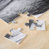 Bridge old pencilart  Monochrome ジグソーパズル (側面)