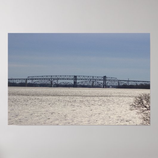 Bridge on the Delaware River Poster ポスター (正面)