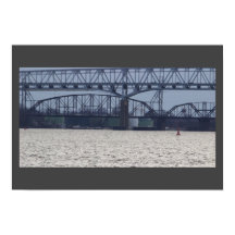 Bridge on the Delaware River Poster