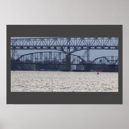 Bridge on the Delaware River Poster ポスター (正面)
