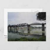 Bridge on the River Kwai, Kanchanaburi，タイ ポストカード (正面/裏面)