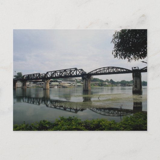 Bridge on the River Kwai, Kanchanaburi，タイ ポストカード (正面)