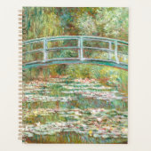 Bridge over a Pond of Water Lilies by Claude Monet プランナー手帳 (正面)