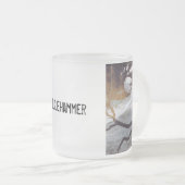 Bridge Over a Stream 凍ってい by Alexandra調理師 フロストグラスマグカップ (正面右)