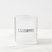 Bridge Over a Stream 凍ってい by Alexandra調理師 フロストグラスマグカップ (中央)