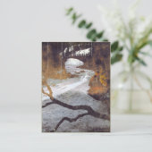 Bridge Over a Stream 凍ってい by Alexandra調理師 ポストカード (スタンド正面)