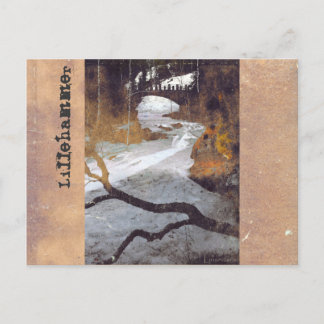 Bridge Over a Stream 凍ってい by Alexandra調理師 ポストカード