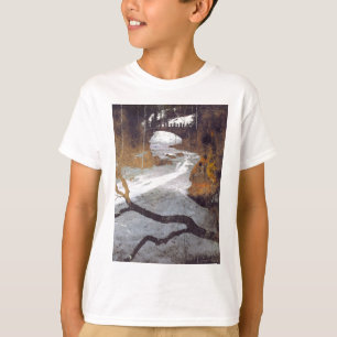 Bridge Over a Stream 凍ってい by Alexandra調理師 Tシャツ