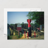 Bridge over the River Kwai, Kanchanaburi，タイ ポストカード (正面/裏面)