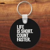 Bridge Player Funny Contract Bridge キーホルダー (正面)