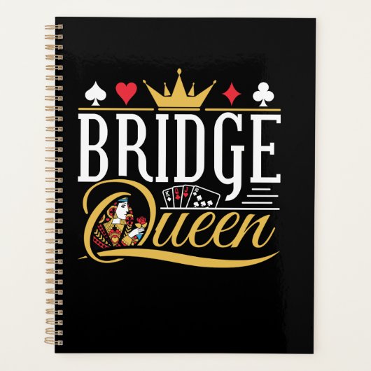 Bridge Queen Card Game Women プランナー手帳 (正面)