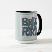 Bridgeport Connecticut Denim Mug マグカップ (正面右)