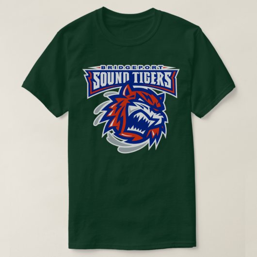 Bridgeport Sound Tigers Tシャツ (デザイン正面)