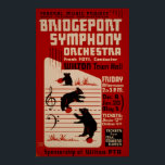 Bridgeport Symphony Orchestra Vintage Music Poster ポスター<br><div class="desc">Bridgeport Symphony Orchestra Vintage Music Poster</div>